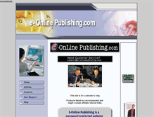 Tablet Screenshot of e-onlinepublishing.com